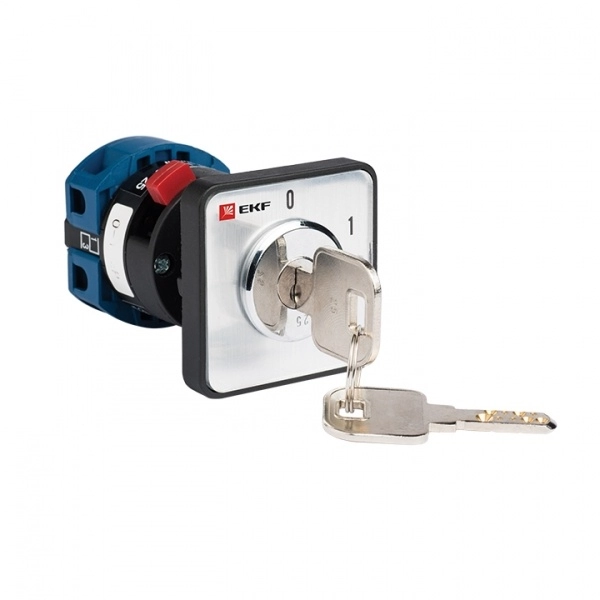 Кулачковый переключатель ПК-1-113 10А 3P «0-1» с ключом (кратно 1)