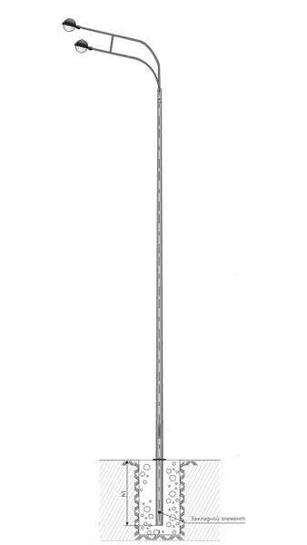 Опора НФГ-10,0 (75)-05-ц ТАНС.12.124.200