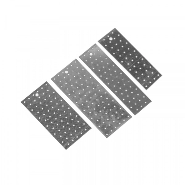 Пластина соединительная 80х200x2 мм, оцинк. - накл. Tech-Krep