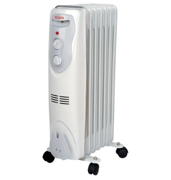 Радиатор масляный Ресанта ОМ-7Н 1500Вт 7 секций