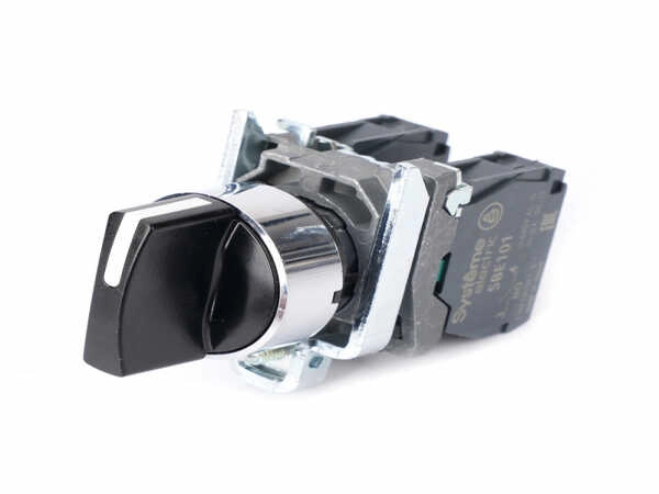 Переключатель SB4 ( SBE101) в сборе модульный 22мм 3 позиции с фиксацией 2НО