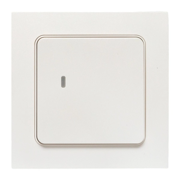 Умный беспроводной выключатель Стокгольм 1-кл белый Zigbee EKF Сonnect (кратно 1)