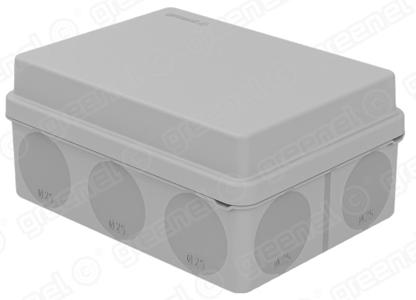 Коробка распаячная ОП 150х110х70  IP67 2К, HF, УФ серая
