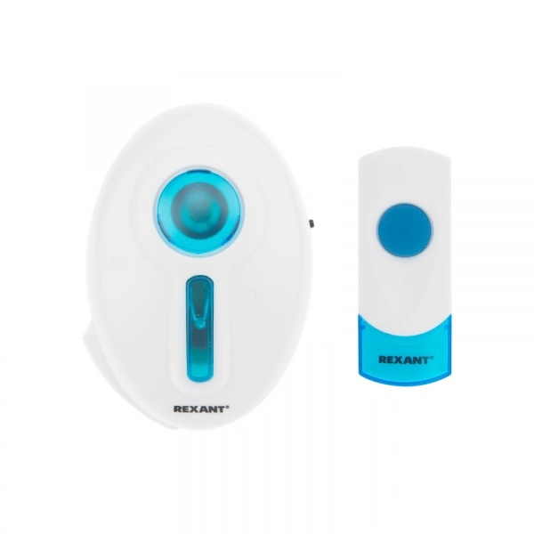 REXANT Звонок беспроводной Питание от розетки 220В 36 мелодий с кнопкой  IP44   RX-6 73-0060 73-0060