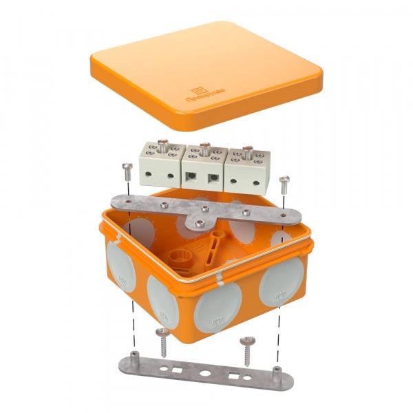 Коробка огнестойкая для о/п  80х80х40 6Р 6 мм2 60-0210-FR6.0-6  Промрукав