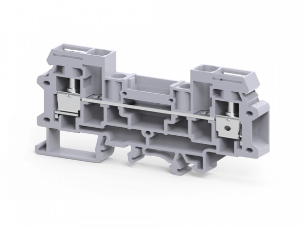 Клемма измерительная проходная винтовая OptiClip CDS/FT-6-I-41A-(0,2-6)-серый (кратно 50)