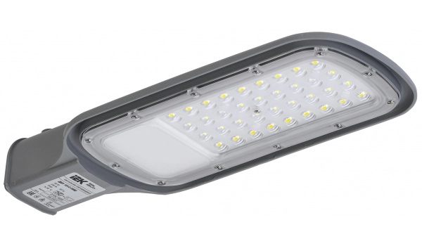Светильник LED ДКУ 1012-50Ш 5000К IP65 серый IEK