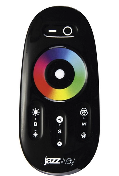 Контроллер Jazzway RGB PRC-4000RF BL 12/24V 216/432Вт черный