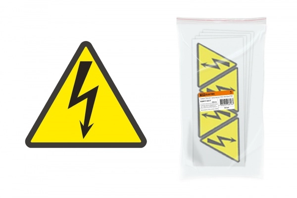 Символ "Молния"  (треугольник) 130х130х130мм TDM