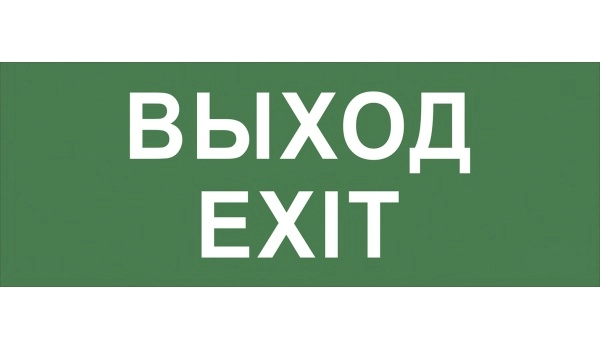 ЭРА Самоклеющая этик. "Выход-EXIT" DPA/DBA IP20/54 INFO-DBA-015