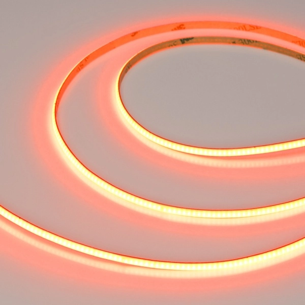 Светодиодная лента Arlight IP20 12V 4Вт/м Orange /COB-X480-4mm 24V Orange (4 W/m, IP20, 5m) (кратно 5)