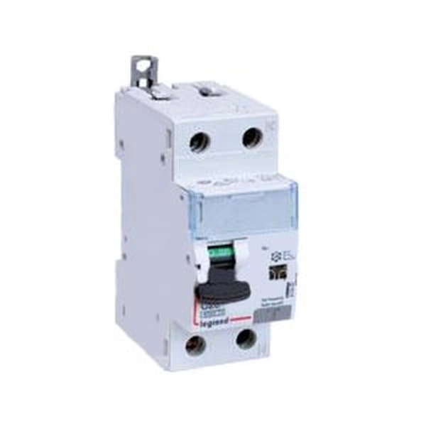 Автоматический выключатель дифференциального тока  2П  25А   30мА  Legrand  DX3  АВДТ  характеристика С  тип AC 1П+N 411004