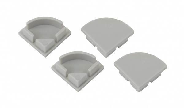 Набор заглушек для профиля CAB280, 4 глухие круглые Эра