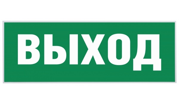 ЭРА Самоклеящаяся этикетка "Выход" SSA-101 INFO-SSA-111