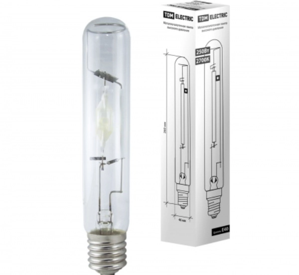 Металлогалогенная лампа  TDM  250Вт  2700К  Е40
