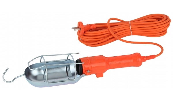 Светильник переносной ЭРА WL-5m удлинитель силовой с выключателем 5м