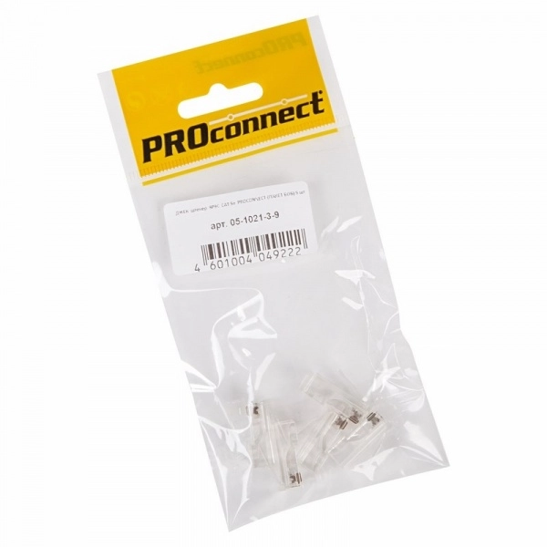 Джек RJ-45 UTP (8p8c) CAT5e (5шт.) (пакет)  PROconnect 05-1021-3-9