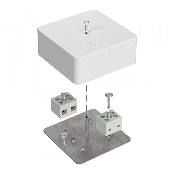 Коробка огнестойкая монтажная 40-0450-FR1.5-4 4Р 1,5 мм2 Е15-Е120 75х75х30 Промрукав