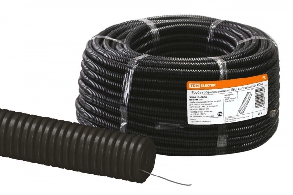 Труба ПНД легкая с зондом 50мм TDM (кратно 25)