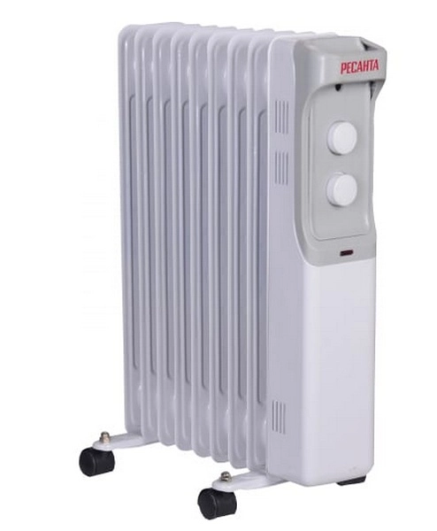 Радиатор масляный Ресанта ОМ-9А (2 кВт)