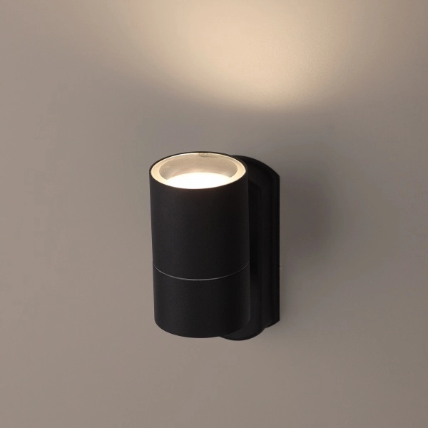 Декоративная подсветка ЭРА WL27 BK GU10 MAX35W IP54 черный