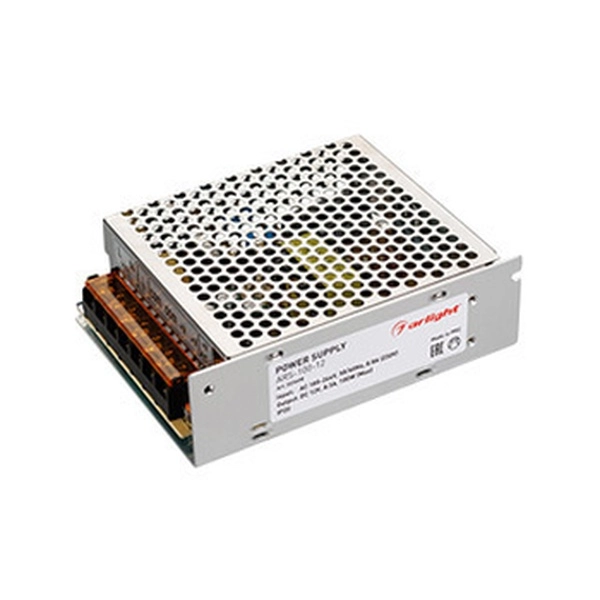 Блок питания Arlight 12V, 8.3A, 100W IP20 130x98x40 ARS-100-12 (12V, 8.3A, 100W) (кратно 1)