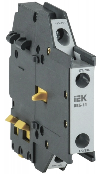 Контакт боковой дополнительный ПКБ-11 1з+1р IEK