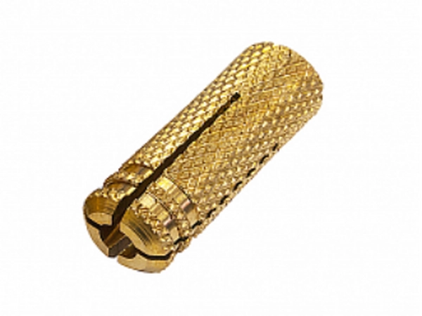 Анкер забивной латунный (цанга) М8х30 (100 шт/уп) PR08.2345 Промрукав (кратно 100)