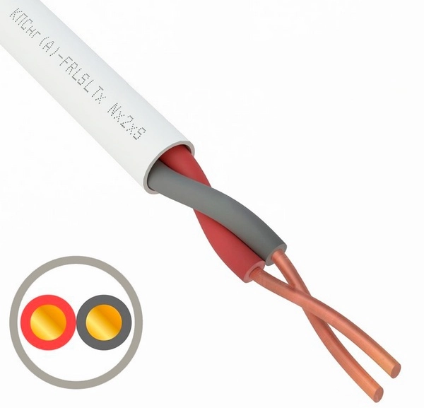 Кабель для систем пожарной сигнализации КПСнг(А)-FRLSLTx 1х2х1 ГОСТ (бухта 200)