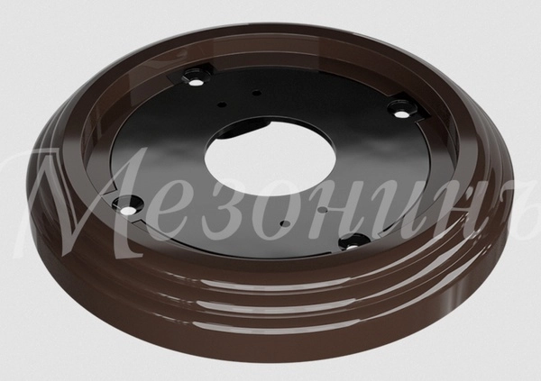 МезонинЪ Усадьба Коричневый Рамка одноместная пластиковая GE30701-04