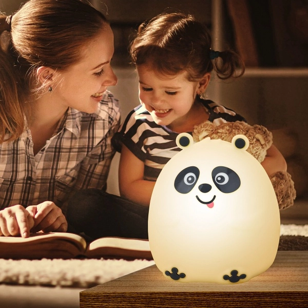 Светильник настольный ЭРА NLED-417-2W-W белый Панда