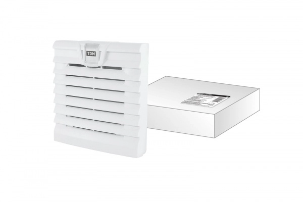 Вентиляционная решетка с фильтром для вентилятора ВФУ SQ0832-0115 (120 мм) TDM