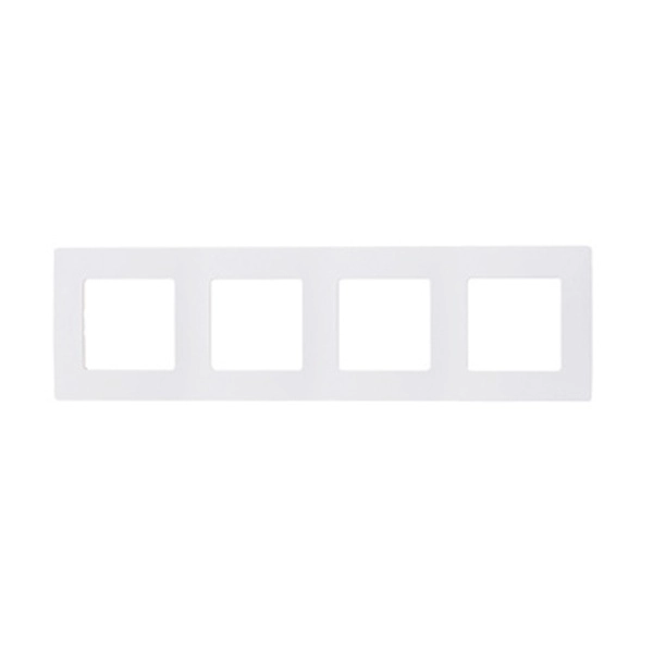 Рамка Legrand Etika 4-постовая цвет белый