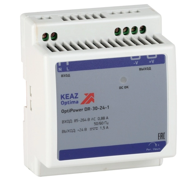 Блок питания OptiPower DR-30-24-1