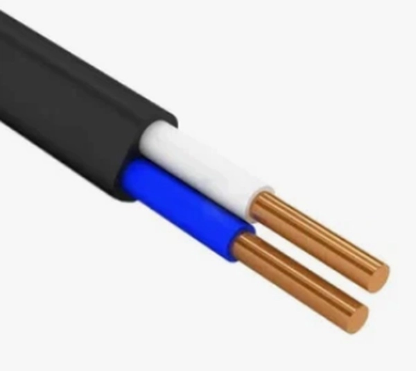 Кабель медный силовой в ПВХ изоляции ВВГнг(А)-LS 2х1,5-0,66 плоский Цветлит (бухта 100)