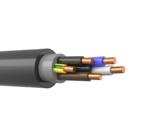 Кабель медный силовой в ПВХ изоляции ВВГнг(А)-LS 5х1,5-0,66 АКЗ