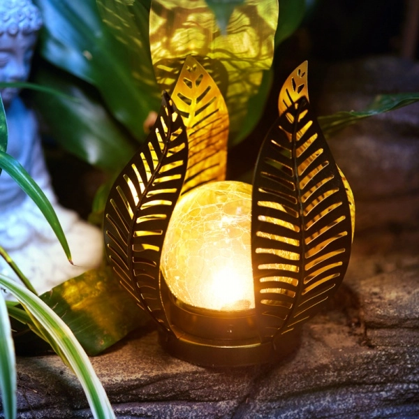 Светильник садовый Шанти, 22см, 3000К, встроенный аккумулятор, солнечная панель, коллекция Бали REXANT