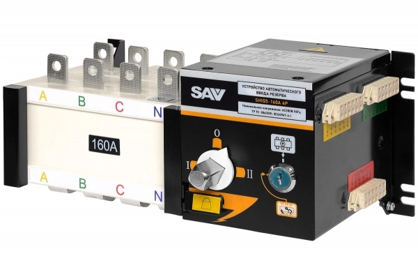 Реверсивный рубильник SHIQ5-160/4P