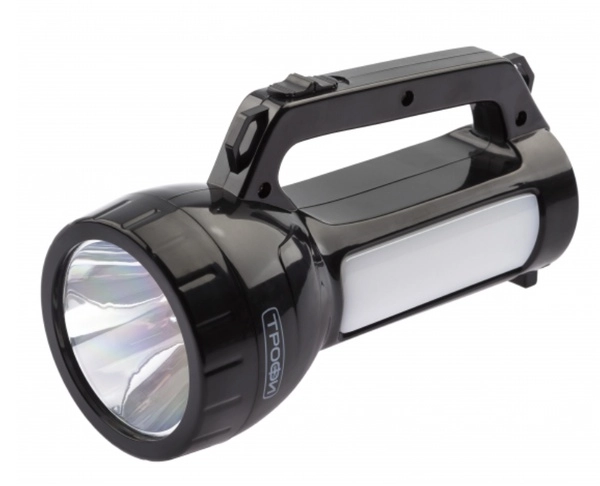 Фонарь ТРОФИ PA-504 прожектор 1W SMD LED боковой светильник 24 SMD LED 2 режима аккумулятор
