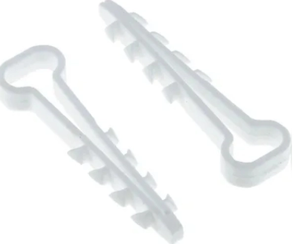 Дюбель-хомут 6-14 прямоугольный, белый (уп. 100шт) РосДюбель