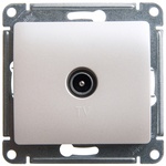 Розетка одноместная телевизионная 1DB GLOSSA ПЕРЛАМУТР механизм GSL000691