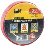 Изолента ПВХ красная 15мм 20м IEK