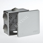 Короб распаечный ТУСО 67040 ОП 6 вводов IP54 85*85*40 мм.