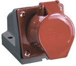 Розетка IEK 125 3Р+PЕ+N 32А 380В IP44 стационарная