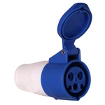 Розетка EKF 213 переносная 2Р+РЕ 16А 220В IP44 (кратно 1)