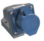 Розетка IEK 123 2Р+PЕ 32А 220В IP44 стационарная