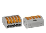 Wago 222-415 Соединитель для коммутационных коробок 5*0,08-4/2,5 кв.мм. (кратно 40)