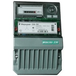 Счетчик трехфазный однотарифный Меркурий 230 АМ-02 10-100А 380В ОУ шкаф