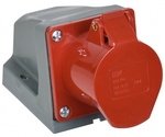 Розетка IEK 114 3Р+PЕ 16А 380В IP44 стационарная