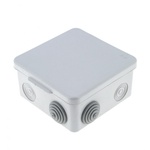 Коробка распаячная с крышкой КМР-030-031 наружная, 85х85х40, АБС, серая, 7/8 входов, IP54 EKF (кратно 1)